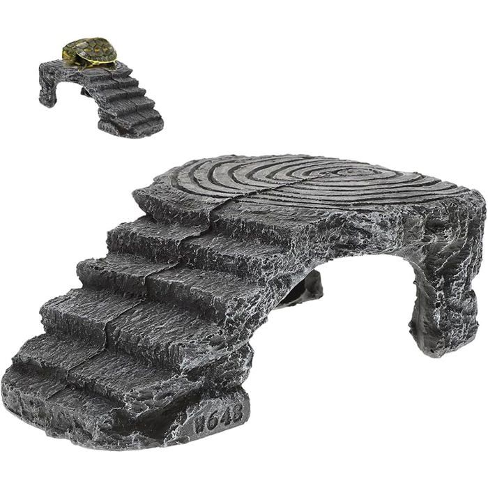 Comparer les prix de Pente escalade tortue reptile plateforme repos quai flottant fourniture aquarium pour tortues DECORATION ARTIFICIELLE