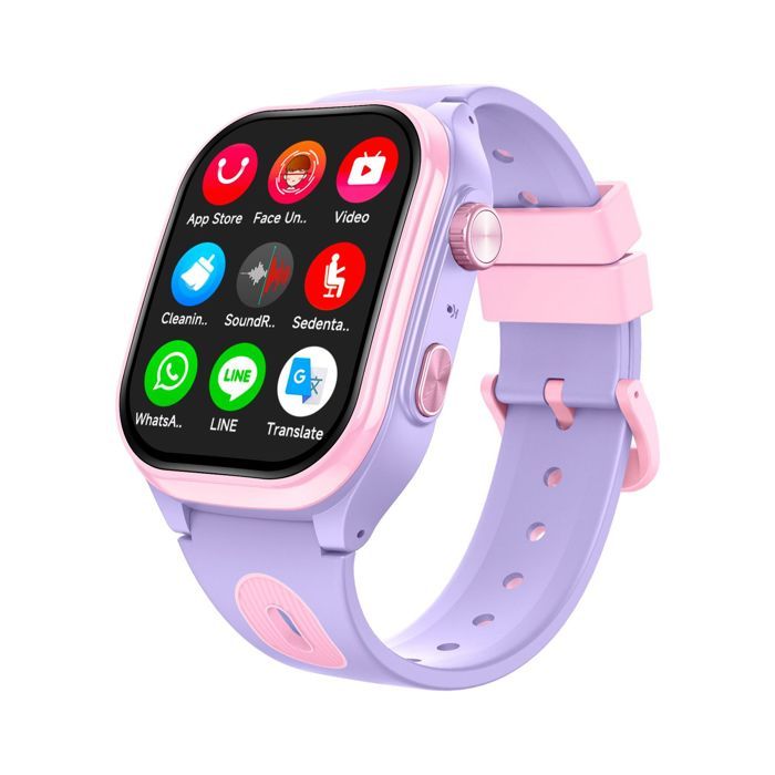 Montre Connectée Enfant 4G Android Étanche 2.0 GPS WIFI Appels Vidéo Localisation SOS Grande Mémoire 2+ Multilingue - vue 2