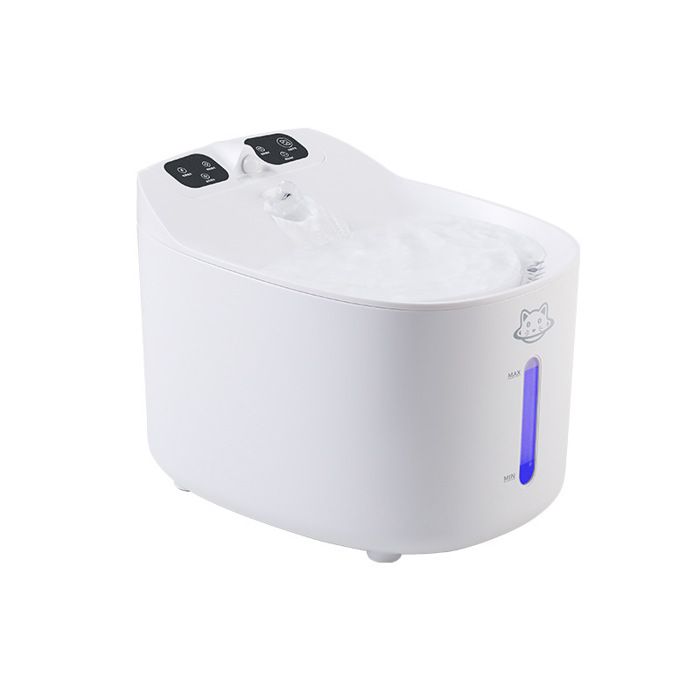 Fontaine à eau pour chats – Sans fil – Distributeur deau pour animaux de compagnie de 22 L – Fonctionne sur piles –...