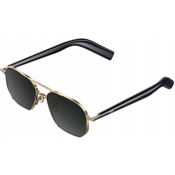 Xiaomi Mijia Smart Audio Glasses Monture style Pilote Or - vue 3