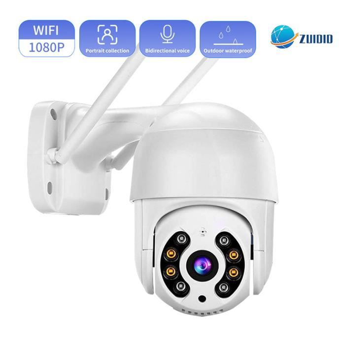 Caméra de surveillance extérieure PTZ IP WiFi HD 4MP/solaire, dispositif de sécurité sans fil, avec batterie intégrée et application iCSee  30