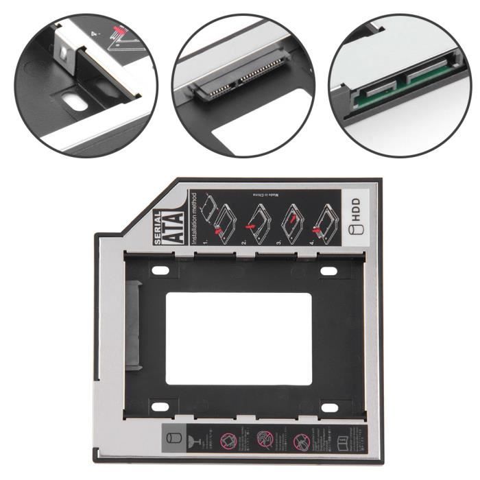 Caddy (Châssis) Pour Disque Dur + Vis - Compatible Sony SVE171G12M - Pour Remplacer Ou Upgrader - Occasion