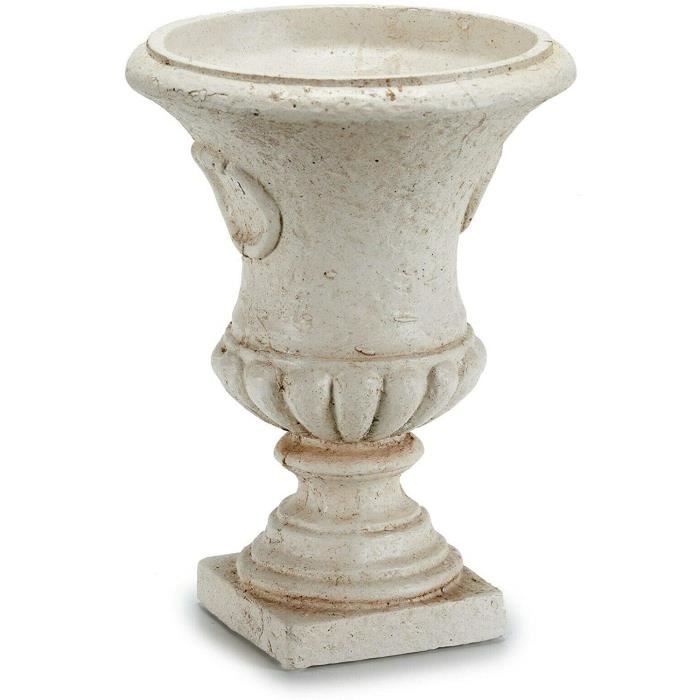 4 Pièces Piédestal Blanc Urne Classique De Jardinière Grande Jardinière