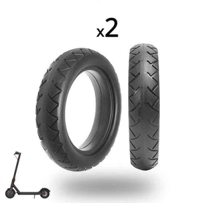 2 pneus plein Haute qualité anti crevaison pour Trotinette électrique Xiaomi M365 8 1/2x2