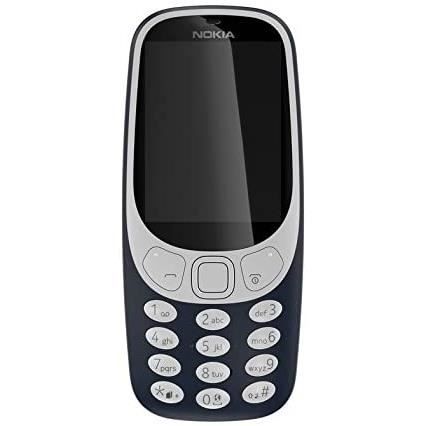 Nokia 3310 - Té lé phone portable dé bloqué GSM (Ecran 2,4 pouces, ROM 32Go, Double SIM Appareil photo 220