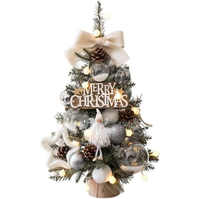 Mini Sapin De Noël 2023 2024 Pour Bureau 45 Cm[H4510] Cdiscount Maison