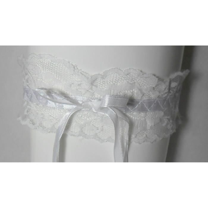 jarretiere blanche