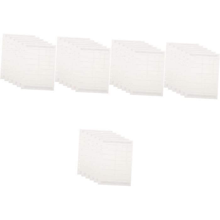 Display08 Papier Perforé 6 Trous A5 Rose - 40 Feuilles Pour Classeur Et Organiseur