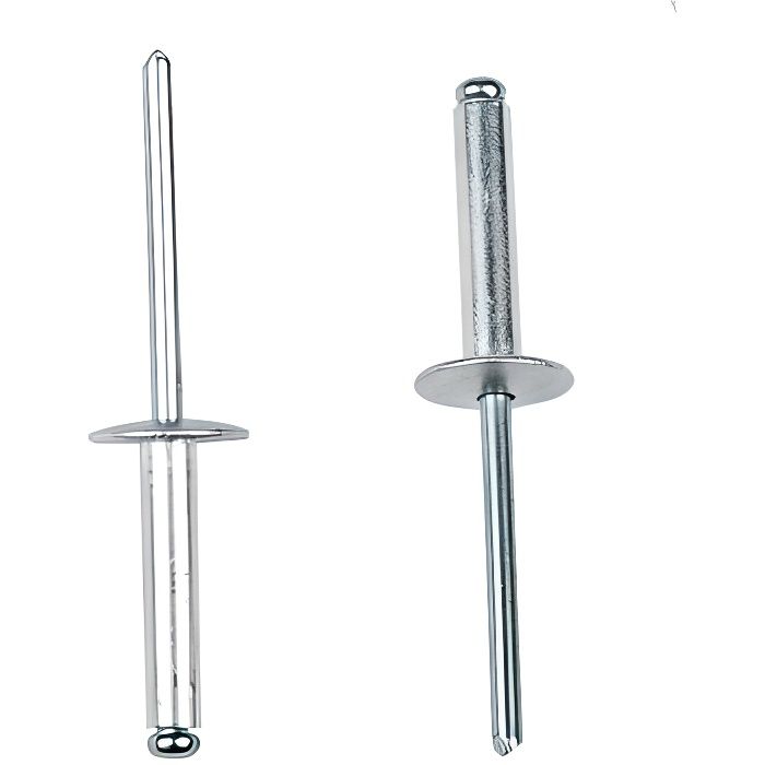 100 Rivets pop alu acier tête large diamètre 4 mm Cdiscount Bricolage