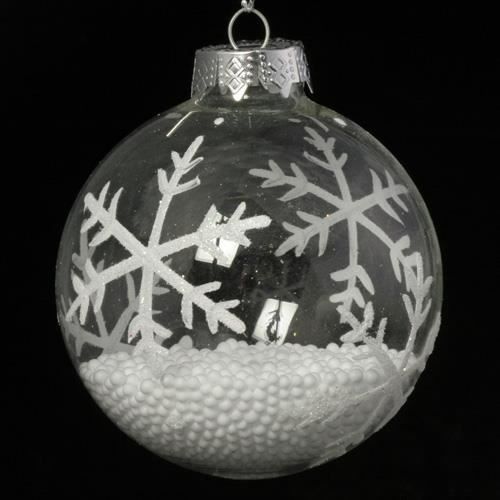3 Boule de Noël Flocons - Verre - Cdiscount Maison