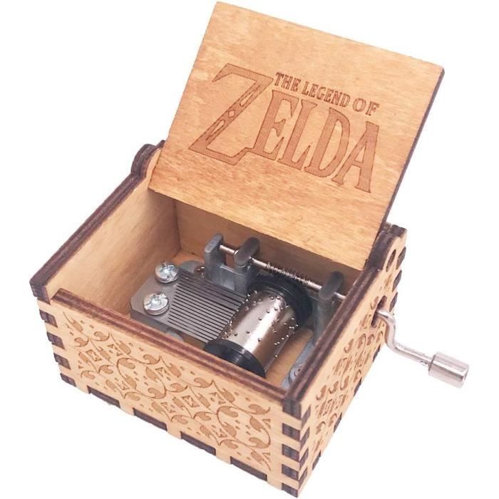 Boîte à Musique The Legend Of Zelda En Bois - à Manivelle - Musique De Film - Cadeau Original