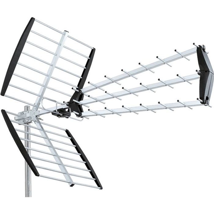 Antenne TV Intérieur Puissante, Antenne TNT DVB-T-DTMB, 4K 1080P, Antenne  Tige Numérique avec Amplificateur de Signal Booster e A96 - Cdiscount TV  Son Photo