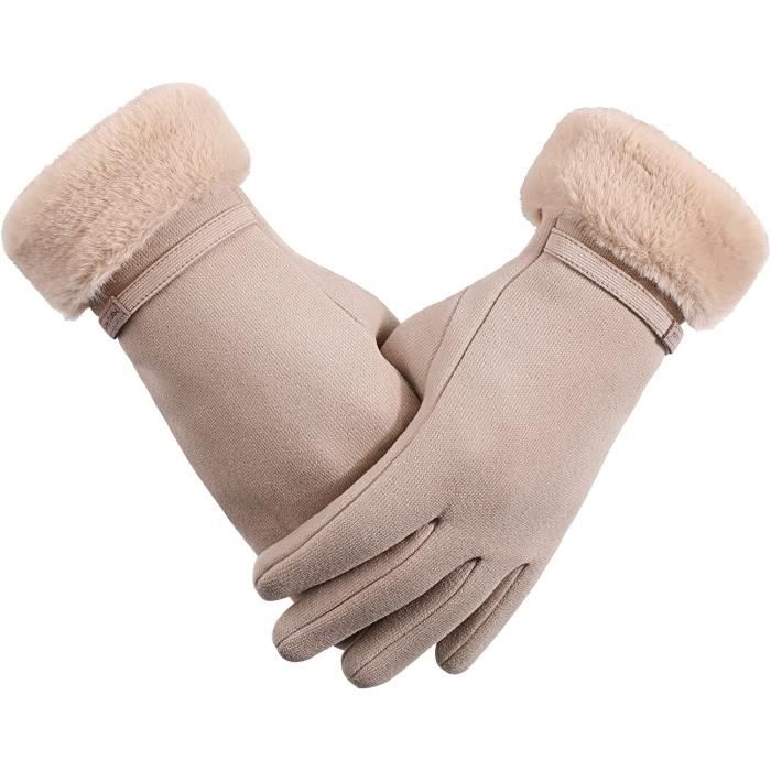 Gants polaire femme