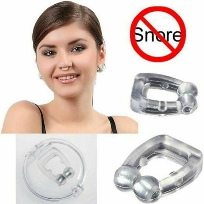 2 X Pince Nez Anti-Ronflement - Dilatateurs Nasaux Pour Apnée Du Sommeil - Neuf