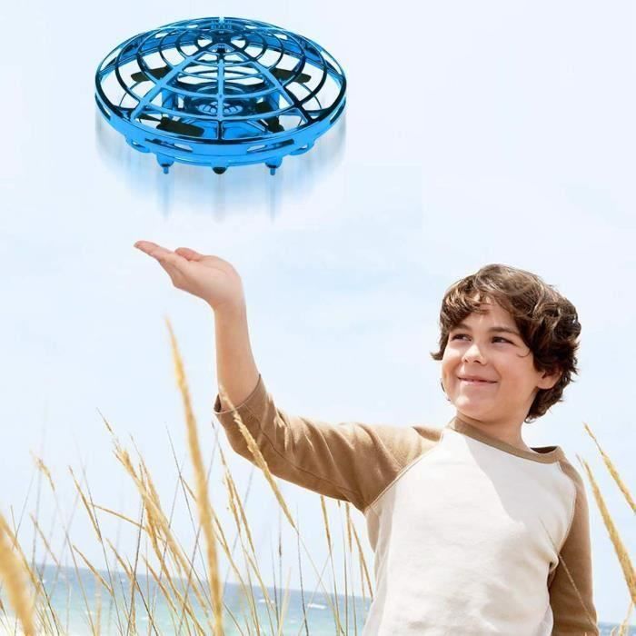 Mini Drone Enfant Avec LEDs - Télécommandé, 3 Batteries, évitement D'obstacles, Pour Débutants 6+ Ans