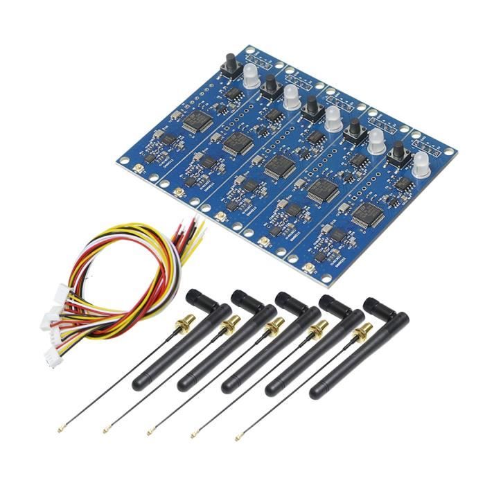 Contrôleur DMX Sans Fil Vangoa 2,4G 1 Emetteur + 7 Récepteurs Pour Éclairage DJ