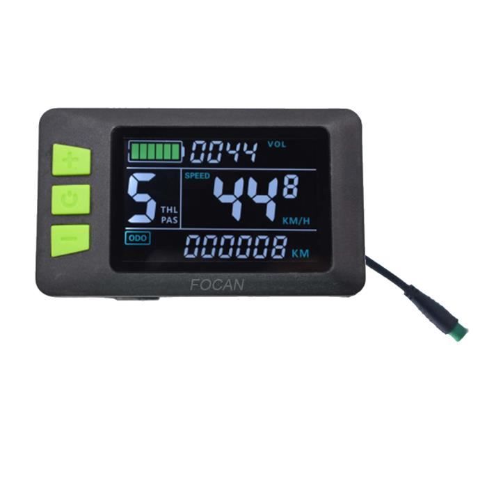 Panneau De Commande Universel Pour Trottinette Électrique / Ebike - Écran LCD Multifonction, 48-72V