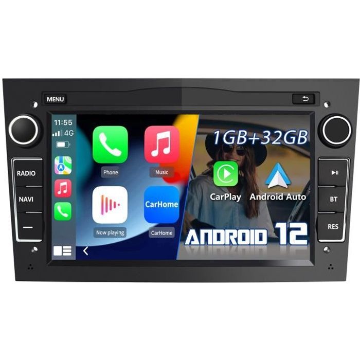 AWESAFE Autoradio Android 12 pour Peugeot 206 (2002-2010) 2Go+32Go 9 Pouces  Écran Tactile avec GPS/Carplay Android Auto/FM/WiFi - Cdiscount Auto