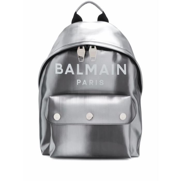 Balmain Femme Tm0s115lled9ka Argent Cuir Sac A Dos Cdiscount Bagagerie Maroquinerie