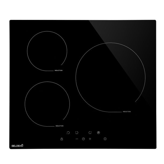 Table De Cuisson Induction 3 Foyers avec Minuterie - BELDEKO TI3V-119