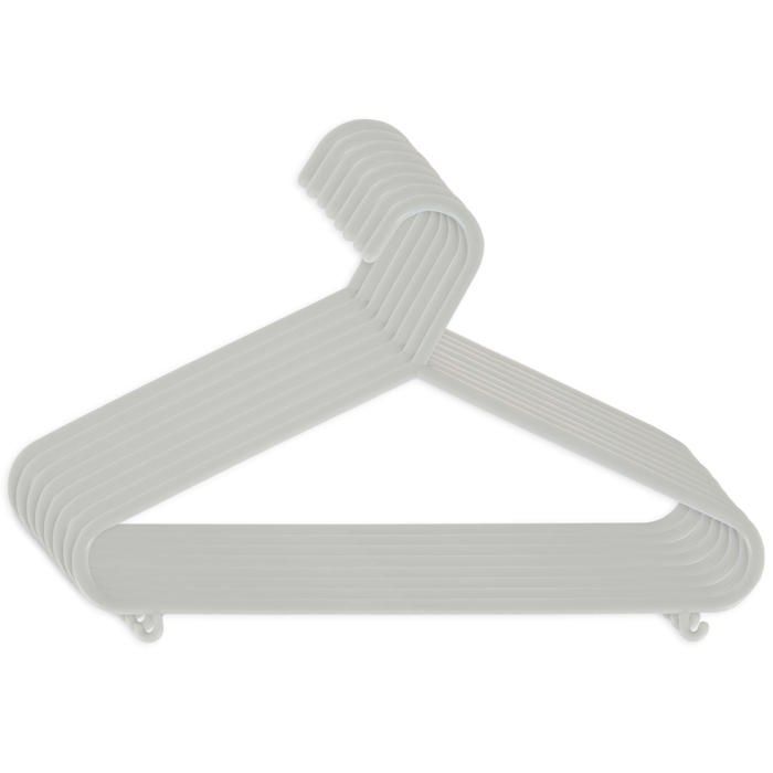 Cintres enfants - BIECO - 8 pièces - Gris - Plastique haute qualité - 30 cm Cintres enfants - BIECO - 8 pièces - Gris - Plastique haute qualité - 30 cm