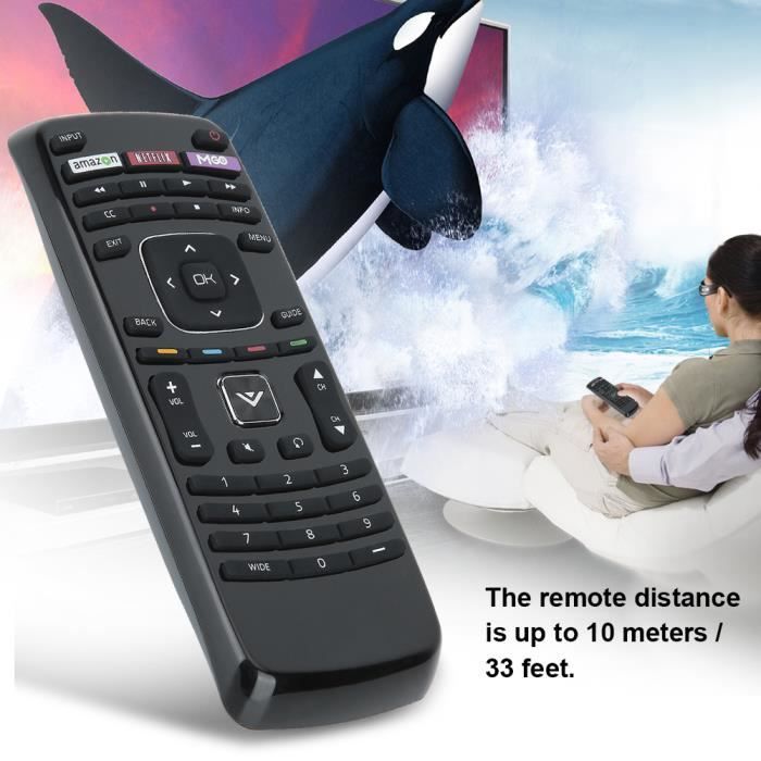 Télécommande Universelle XRT-300 Pour TV Vizio – Modèles E600i-B3, E42 – Qwerty