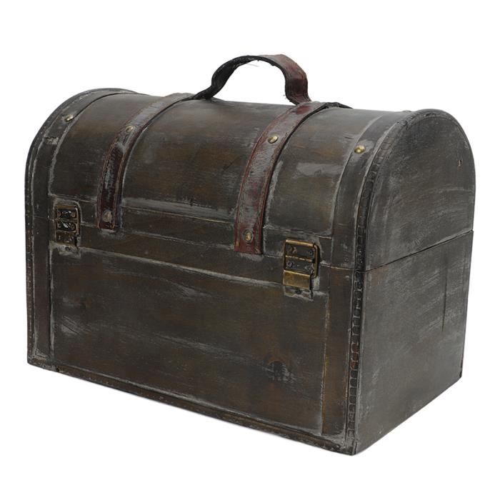 Boîte De Rangement Vintage En Bois De Petite Taille Pour Livres