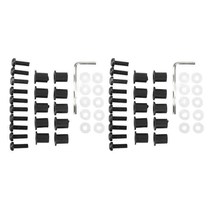 Kit De 6 Boulons M5 Pour Pare-brise Moto – Aluminium Anodisé, T25 – BIRDMAN-MOTO