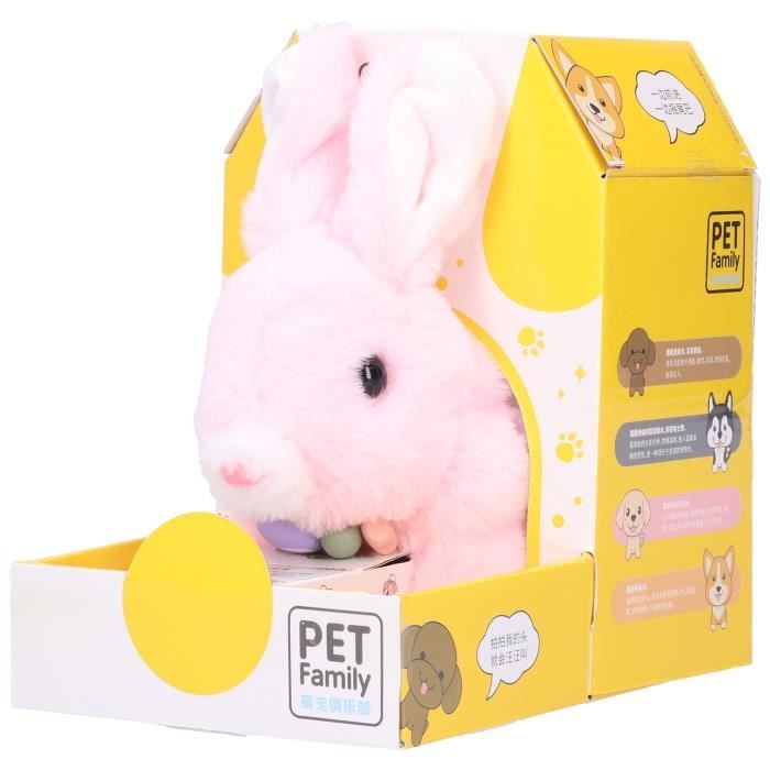 Jouet en peluche électrique Jouet de Poupée d'Animaux Peluche Lapin de