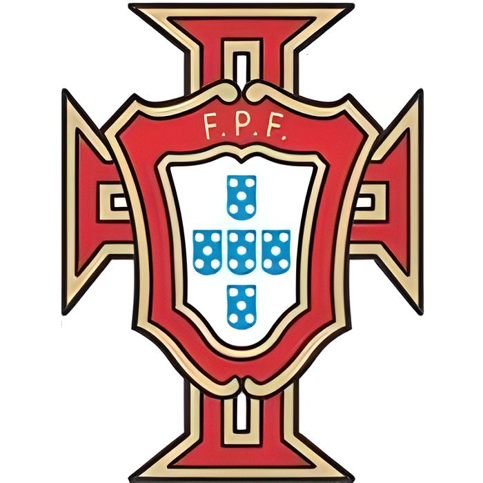 Autocollant Portugal FPF logo foot adhésif stickers Taille : 10 cm