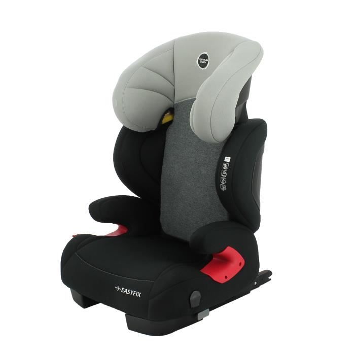 Siège auto Matefix Groupe 2-3 - Formula Baby - Noir - 15-36 kg - Isofix - Ceinture de sécurité