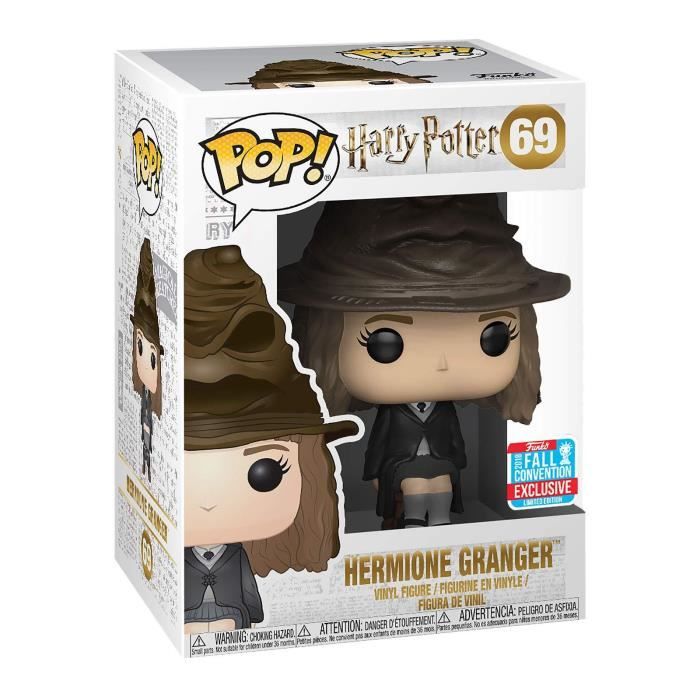 FunKo Pop Harry Potter: Hermione avec Le Chapeau de tri - Convention  d'automne - Cdiscount Jeux - Jouets