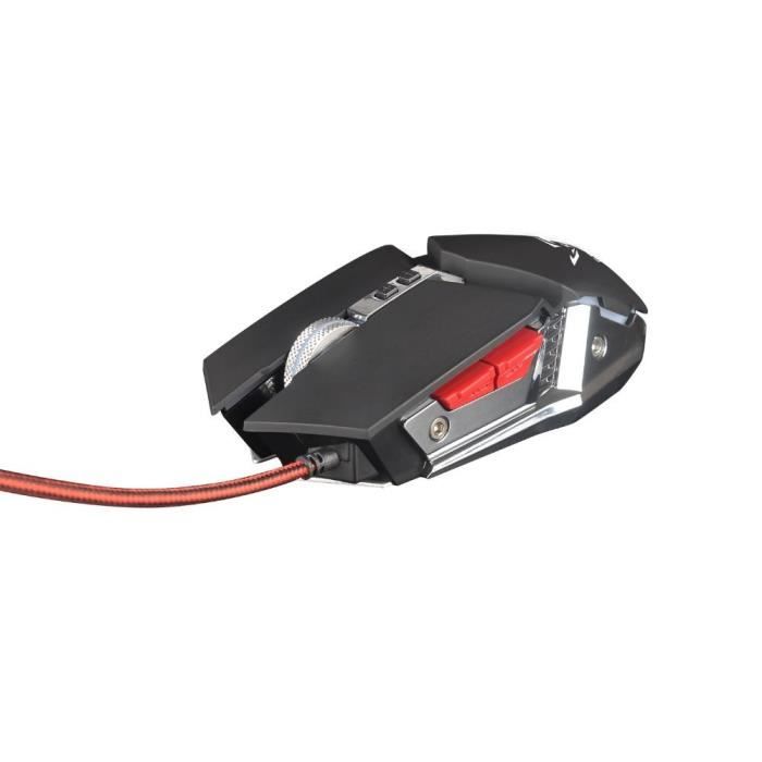 Souris Gamer – GAMIUM – Filaire – 6400 DPI – 8 Boutons Programmables – Rétroéclairage 7 Couleurs