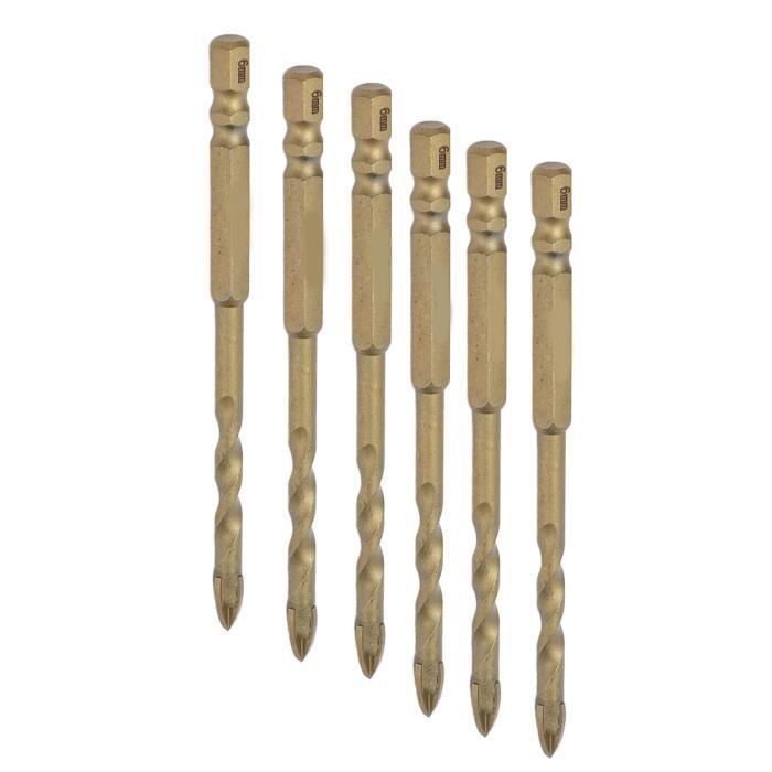 Alpen 0000110804100 HSS Jeu De Forets Pour Le Métal 4 Pièces Carré 1/4