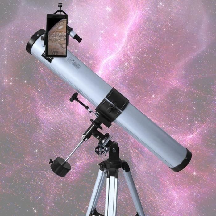 Pack télescope XXL Universe Astrophotographie 900-76 avec Lunette astronomique Zoom et Accessoires