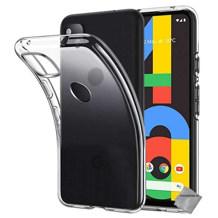 Custodia per Google PIXEL 4A 5G Cover Coperchio Protettivo Silicone TPU