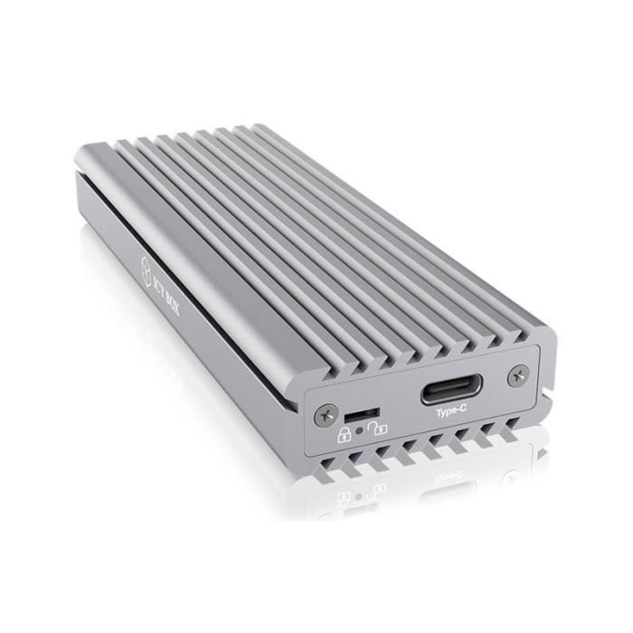 Boîtier Externe - ICY BOX - IB-1817Ma-C31 - M.2 PCIe NVMe - Couleur Gris - Compatible M.2