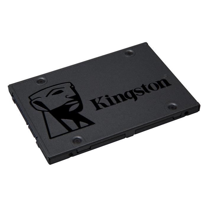 Top achat Disque SSD Kingston Technology A400 SSD 120GB, 120 Go, 2.5", Série ATA III, 500 Mo-s, 6 Gbit-s pas cher