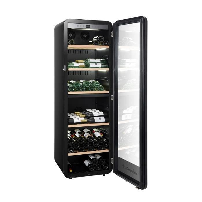 Cave de Vieillissement Double Zone APOGEE DZ - La Sommelière - Noir - l555- L1- P580- h1770 - La sommeliere