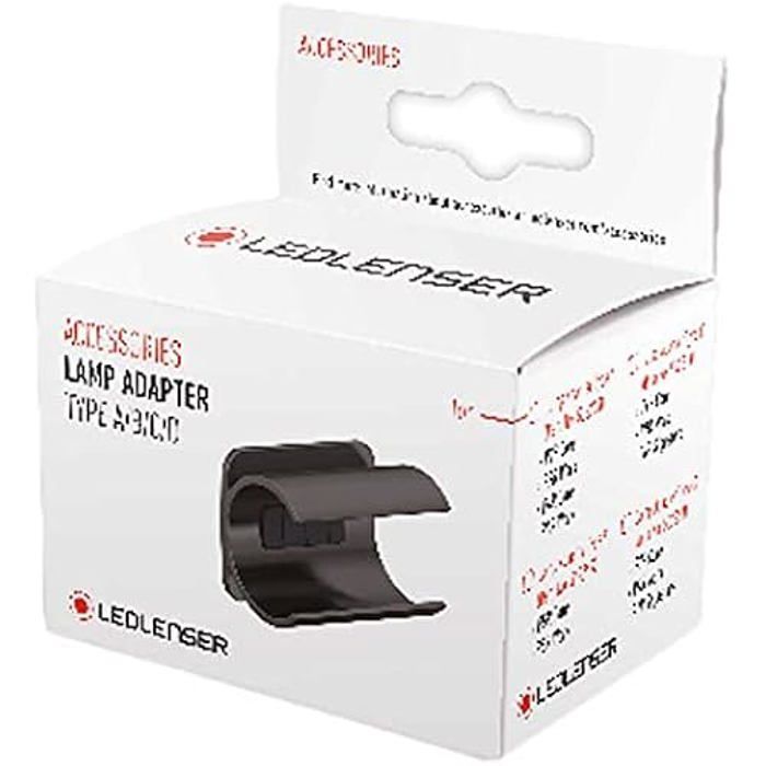 Adaptateur - LEDLENSER - P7R - Noir - Fixation pour lampes de poche - Non rechargeable