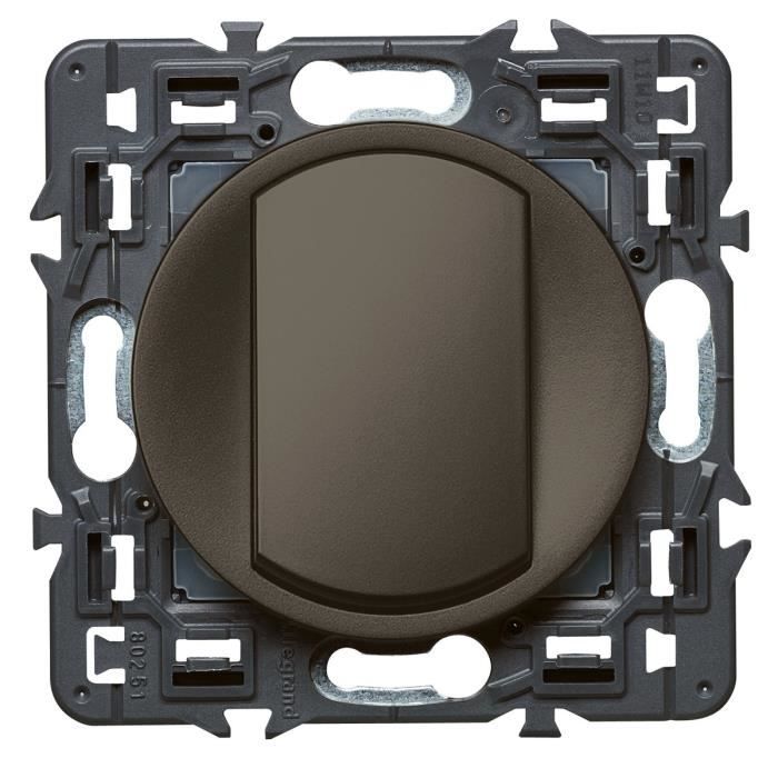 Interrupteur Va-et-vient ARNOULD Série 1001 – 10A 250V, Marron, Occasion