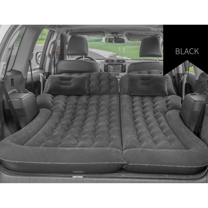 lit de voyage gonflable pour voiture matelas de couchage accessoires de camping - mothinessto - noir - flocage+pvc - 174x126 cm