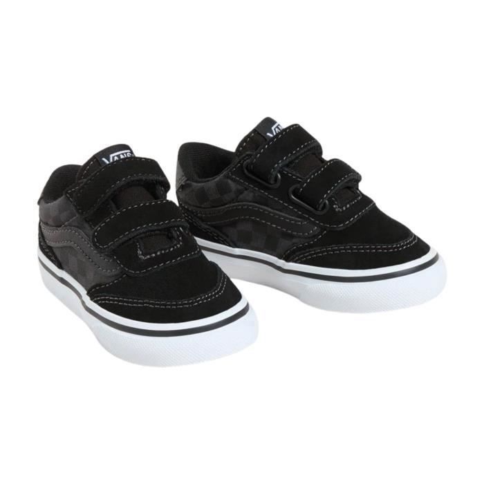 Vans Baskets - VANS - Brooklyn LS V - Blanc - Scratch - Daim-Nubuck