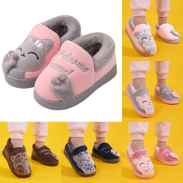 Pantoufles Confortables Pour Garçons Et Filles - Chaussons D'intérieur Pour Bébé - Motif Dessin