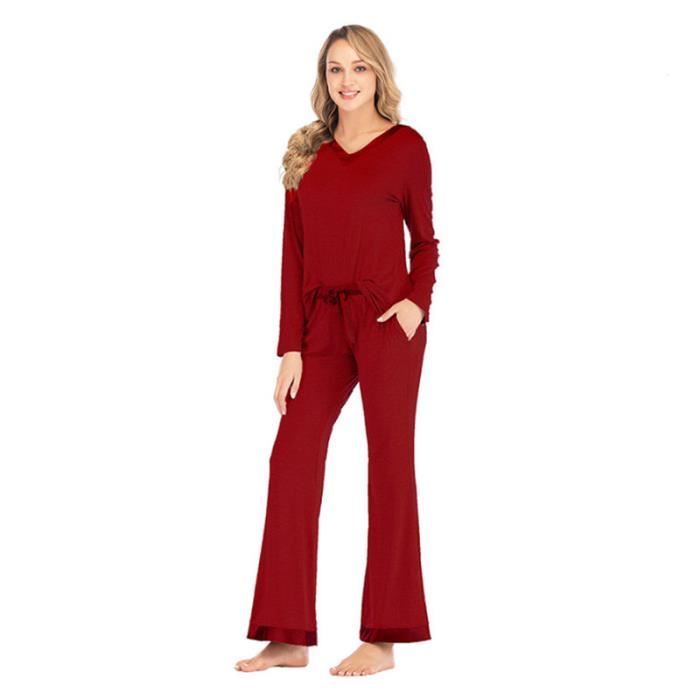Pantalon imprimé décontracté pour femme Pantalon à jambe large Pantalon