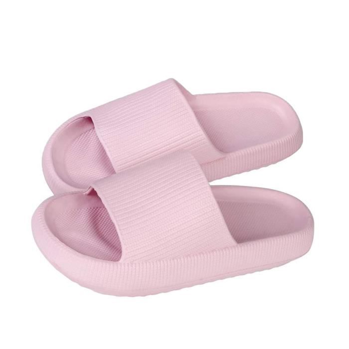 Claquettes de bain unisexe MINETOM Rose Pantoufles de plage