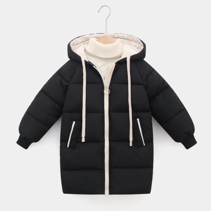 Doudoune Légère Enfant – Veste Matelassée à Capuche Unisexe – Chaud Pour Automne Et Hiver – Puffer Jacket Fille Garçon