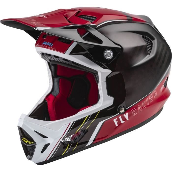 Casque intégral FLY RACING WERX-R Officiel VTT/DH/BMX - Rouge - Technologie RHEON® - Ventilation importante