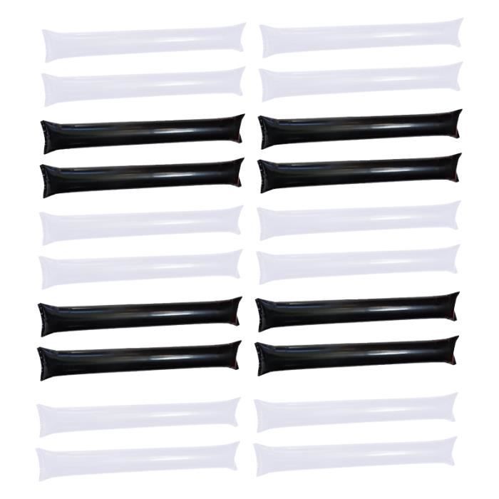 PATIKIL Lot De 36 Pompons Métalliques De Pom-pom Girl Avec Poignée Bâton - Pompons Pour Jeux, Sports, Danse, Fête, Esprit D'équipe, Ton Argenté