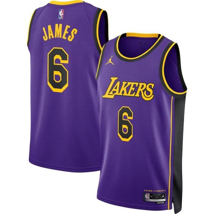 Maillot de Basket NBA Maillot LAKERS LeBron James Survetement de Foot Pour  Homme Adult - Violet - Cdiscount Appareil Photo